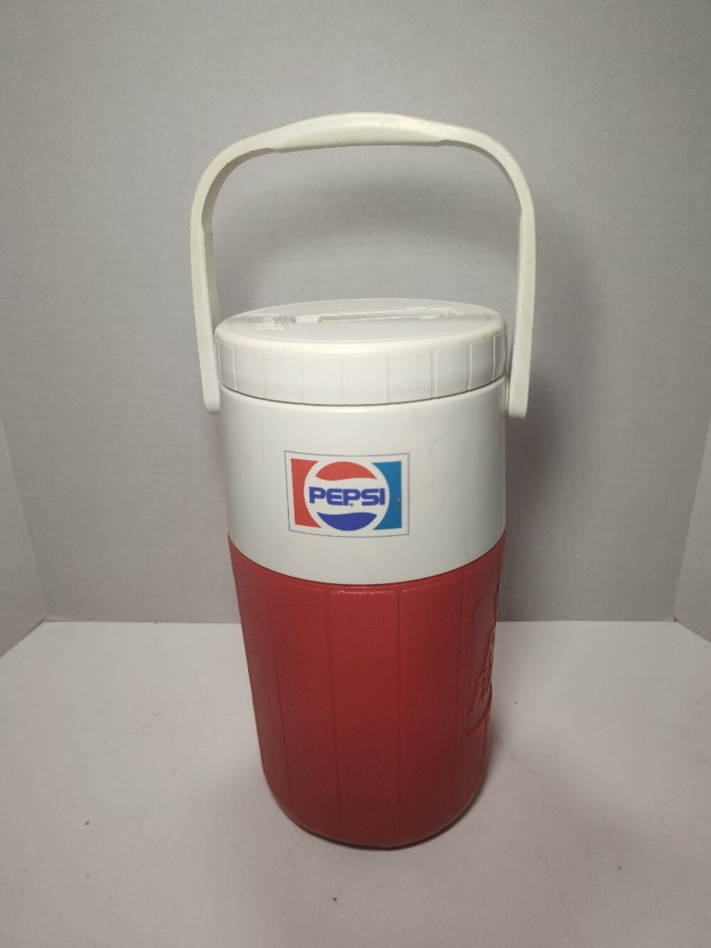 Vtg Pepsi Pizza Hut Relief Pitcher Coleman Insulated 1/2 Gal Jug Cooler w/Lid